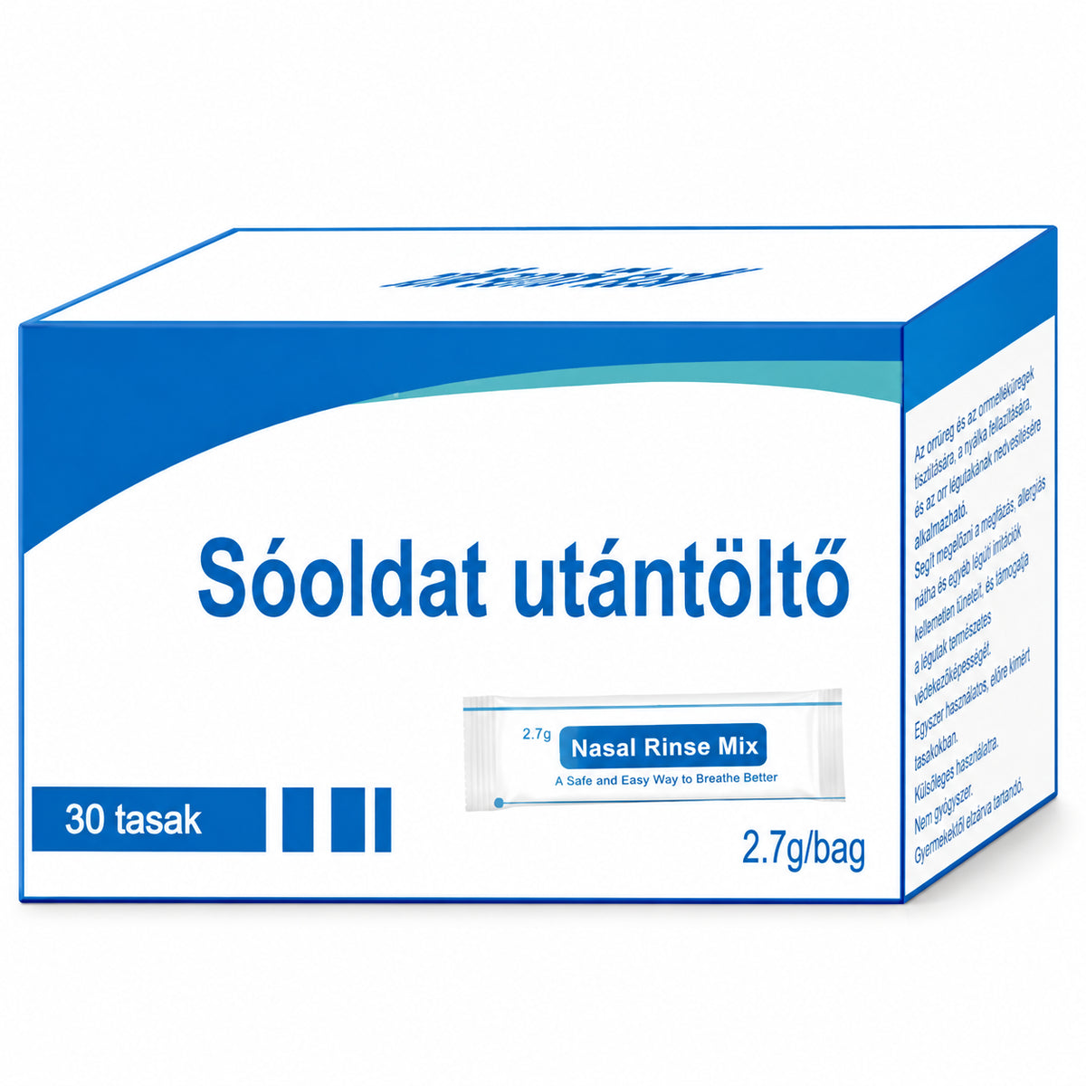 Fiziológiás sóoldat utántöltő (30 tasak)