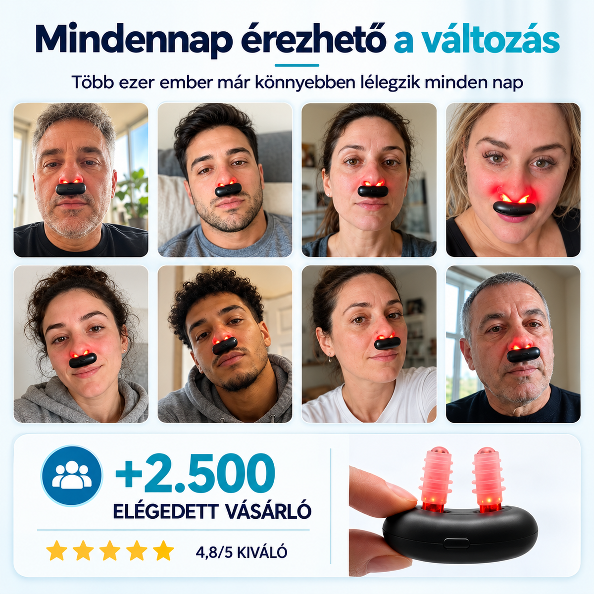 Intranazális vörösfény-terápia