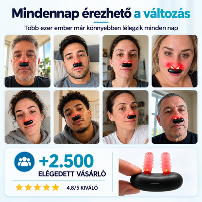 Intranazális vörösfény-terápia