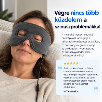 Melegítő arcmaszk