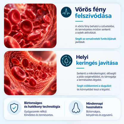 Intranazális vörösfény-terápia