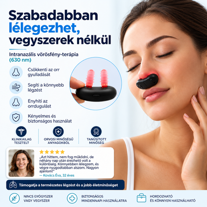 Intranazális vörösfény-terápia